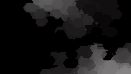 An abstract hexagonal stack background