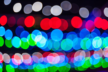 color abstract bright background with round multicolored bokeh