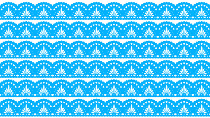 blue lace embroidery seamless patterns