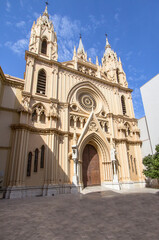 Fototapeta na wymiar Church of the Sacred Heart in Malaga, Spain