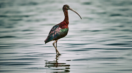 Nice beautiful bird image captured in a lake close by.