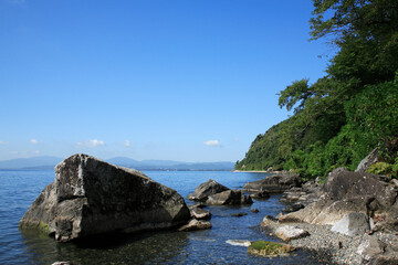 琵琶湖　海津大崎
