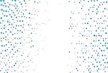 Light BLUE vector layout with elements of cards.