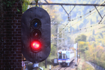 鉄道の赤信号