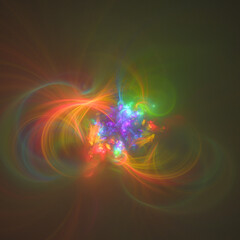 Abstract fractal background