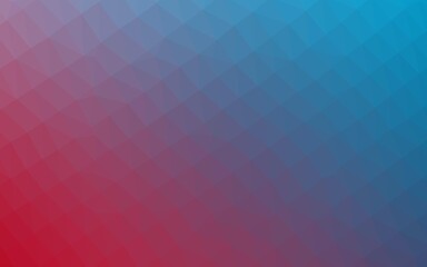 Light Blue, Red vector triangle mosaic template.