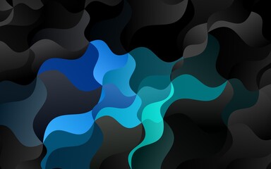 Light Blue, Green vector pattern with lamp shapes.