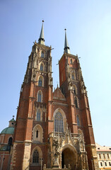 Cathedral of St. John Baptist in Wroclaw. Poland