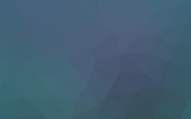 Light BLUE vector shining triangular background.