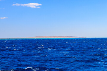 View of the Red sea in Hurghada, Egypt