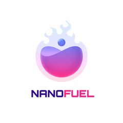 Nano fuel logo template