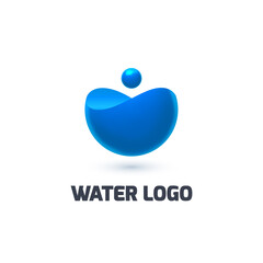 Water logo template