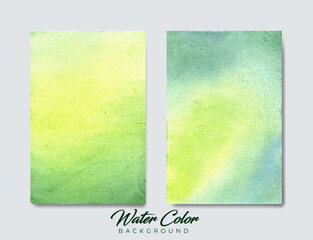 set of paper and abstract watercolor background with space