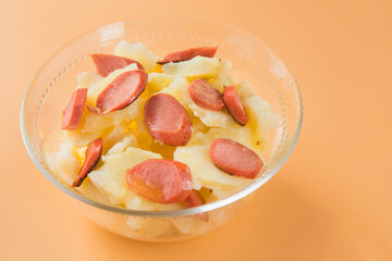 Kartoffelsalat typical salad in germany of potatoes