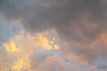  Dramatic clouds on the sky