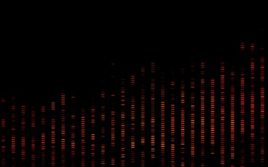 Dark Orange vector layout with flat lines.