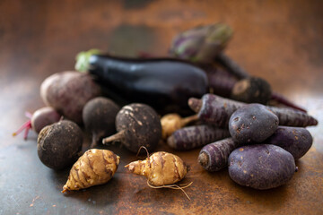 Vegetables from the autumn harvest.