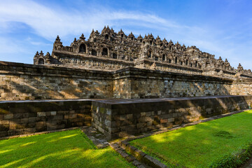 Fototapeta premium Borobudur Buddist Temple - island Java Indonesia