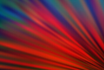 Obraz premium Dark Blue, Red vector background with straight lines.
