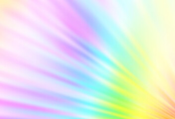 Obraz premium Light Multicolor, Rainbow vector pattern with narrow lines.