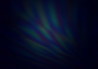 Dark BLUE vector blurred bright pattern.