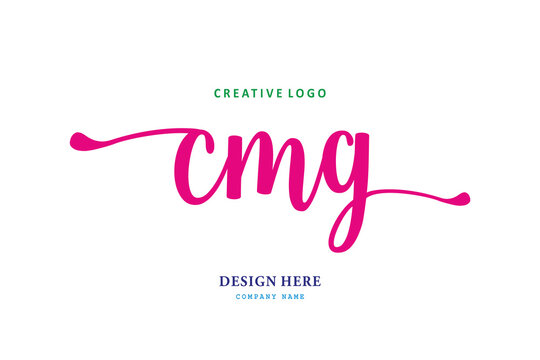 simple CMG letter arrangement logo is easy to understand, simple and authoritative