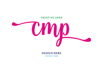 simple CMP letter arrangement logo is easy to understand, simple and authoritative