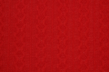 Fabric cotton fold, top view. Colorful textile	
