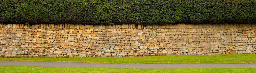 Cotswold stone dry wall banner