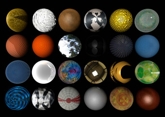 球体のテクスチャ