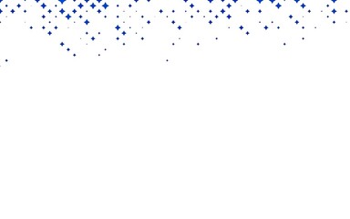 Obraz premium Light BLUE vector pattern with christmas stars.