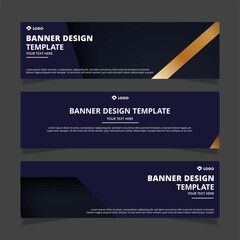 Set of modern abstract vector banners design. Template ready for use in web or print design.