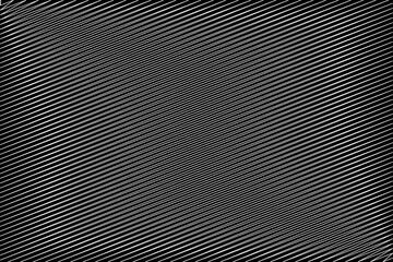 Simple striped background - black and white - scribble sketch vector pattern