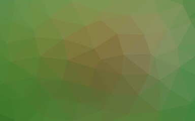 Fototapeta na wymiar Light Green, Yellow vector abstract mosaic pattern.