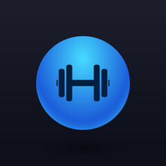 dumbbell - Button