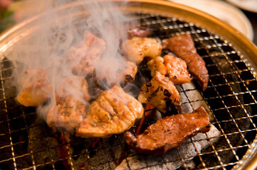 七輪の焼き肉