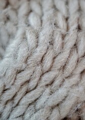 white wool,  white cloth handmade
