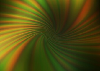 Dark Green, Yellow vector abstract blurred background.