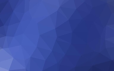Fototapeta premium Light BLUE vector shining triangular background.