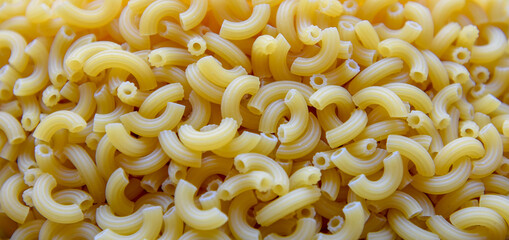 Dry Italian Macaroni background texture