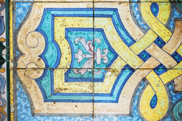 Great for textures Andalusia style wall Azulejos tiles backgrounds