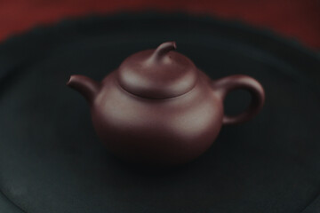 Chinese clay teapot
for tea ceremony