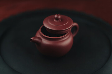 Chinese clay teapot
for tea ceremony