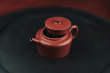 Chinese clay teapot
for tea ceremony