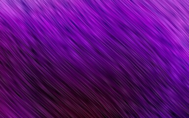 Fototapeta premium Dark Purple vector background with bent lines.
