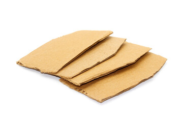 A picture of Corrugated Cardboard Sheets on white background