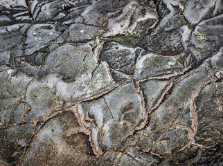 Dark grey black stone background or texture. Selective focus