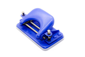 A picture of paper punching machine on white background
