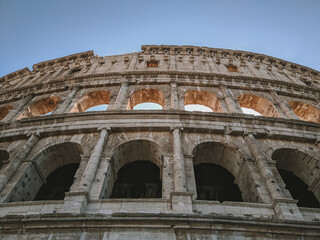 Obraz premium Сolosseum Amphitheatrum Flavium Rome Italy