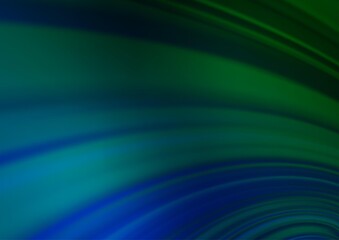 Dark Blue, Green vector bokeh template.